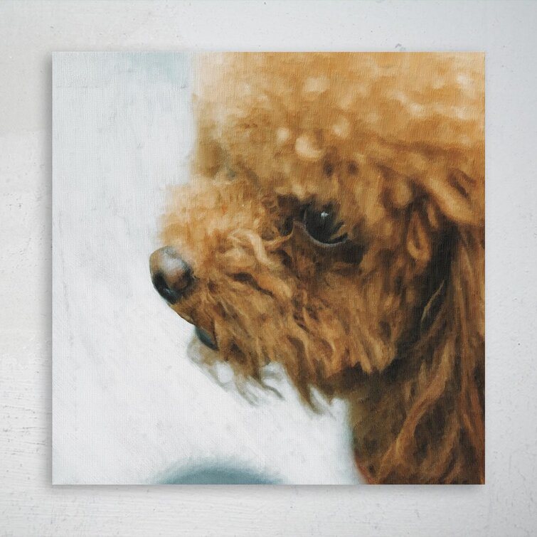 Toy poodle outlet painting